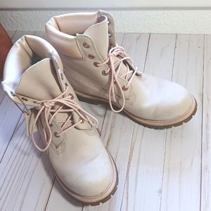 Timberland pink boot